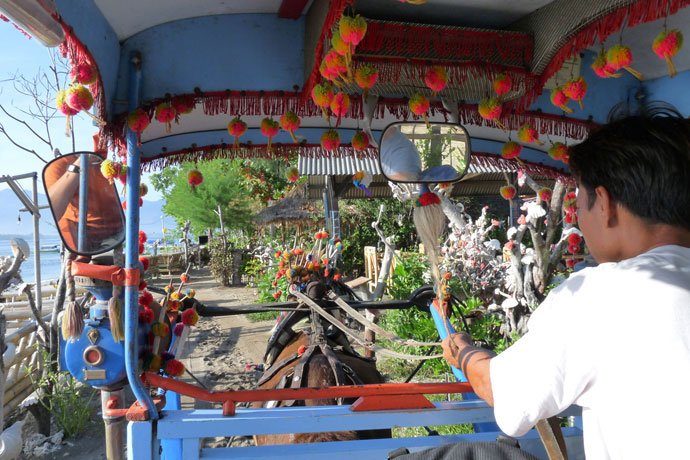 Slow Travel: Pferdekutsche auf Gili Air