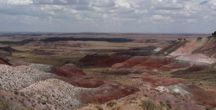 Painted Desert im Petrified Forest