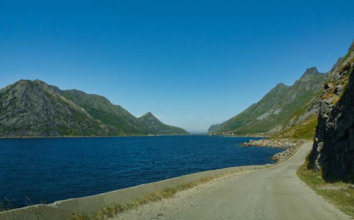 Blick über den Fjord