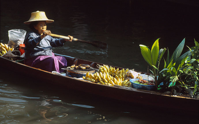Schwimmende Märkte Thailand