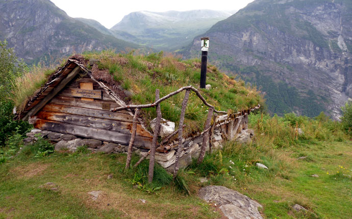 Wanderung am Geiranger-Fjord