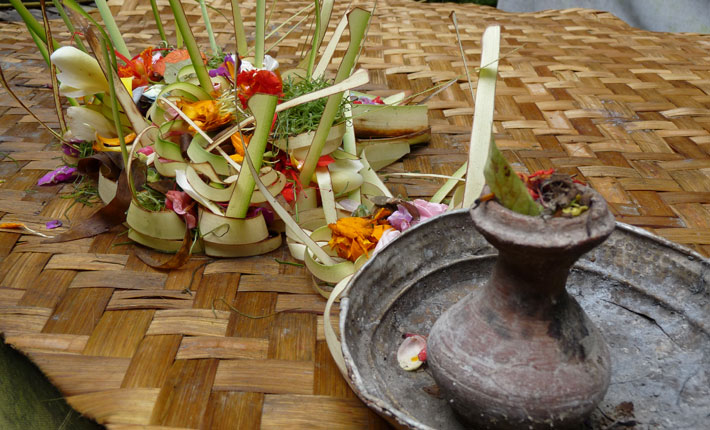 Bali Bali Opfergaben
