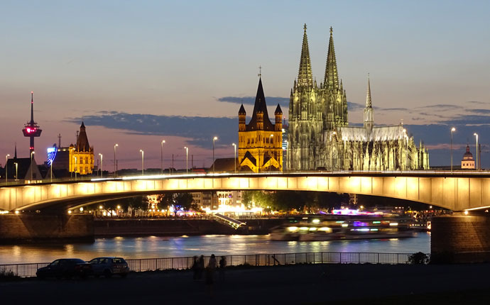 Nachtfoto Köln