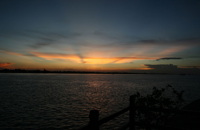 Mekong Sonnenuntergang