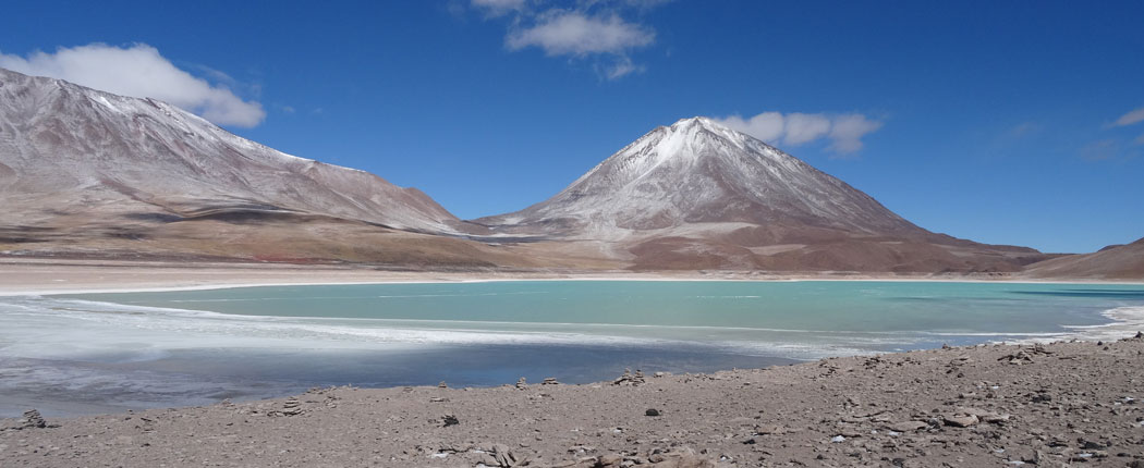 bolivien-gruene-Lagune Laguna Verde in Bolivien