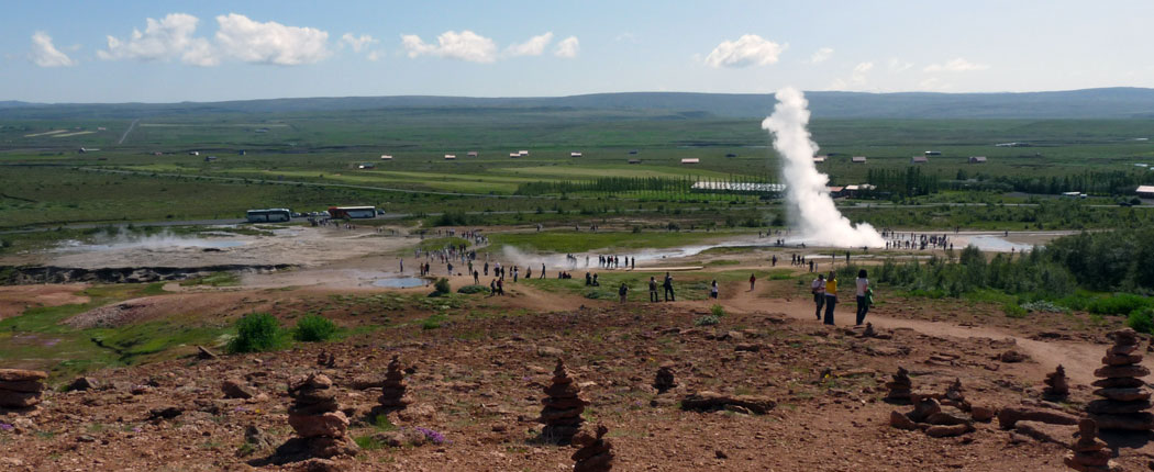 Thermalgebiet Haukadalur in Island