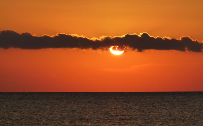 Sonnenuntergang am Meer
