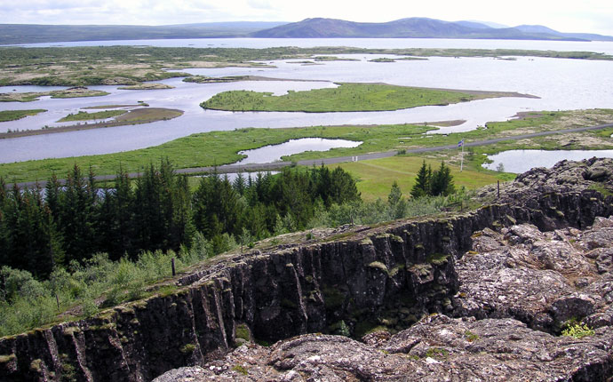 Thingvellir auf dem Golden Circle in Island