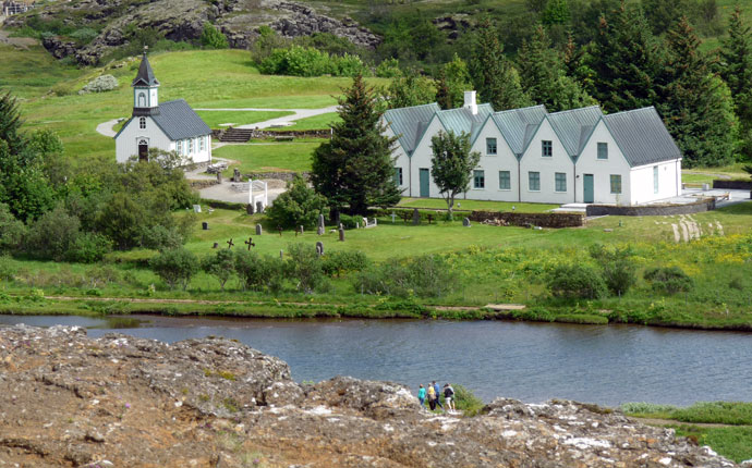 Thingvellir auf dem Golden Circle in Island