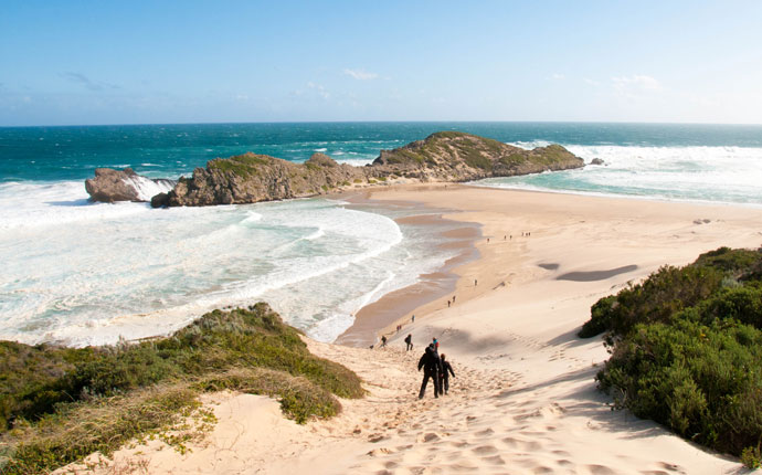 Strand am Robberg Nature Reserve Südafrika