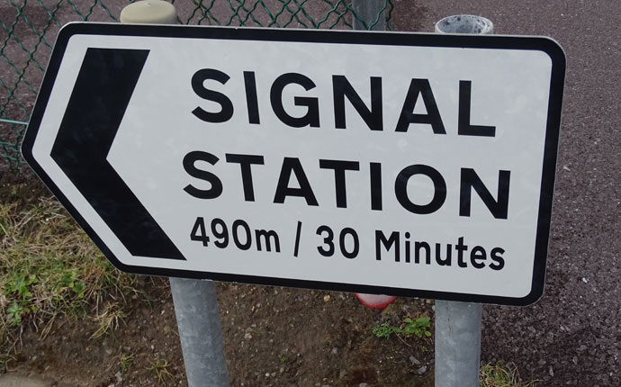 Schild in Irland