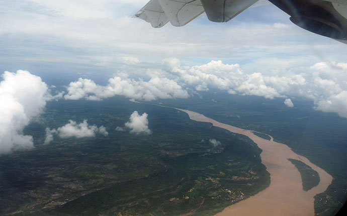 Mekong aus dem Flieger