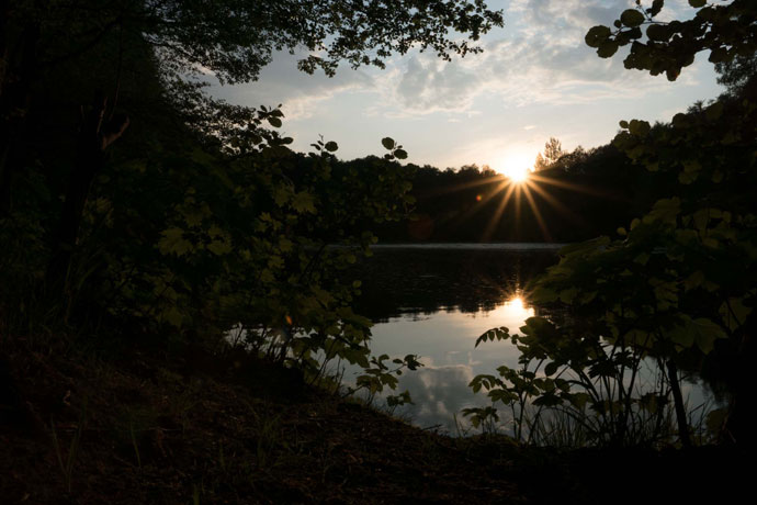 Foto vom Sonnenuntergang