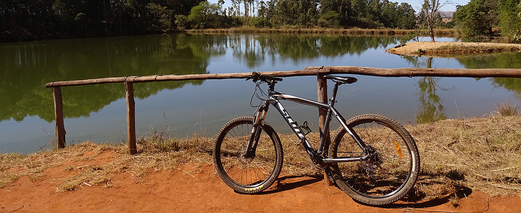 Mountainbiken im Mlilwane Wildlife Sanctuarye