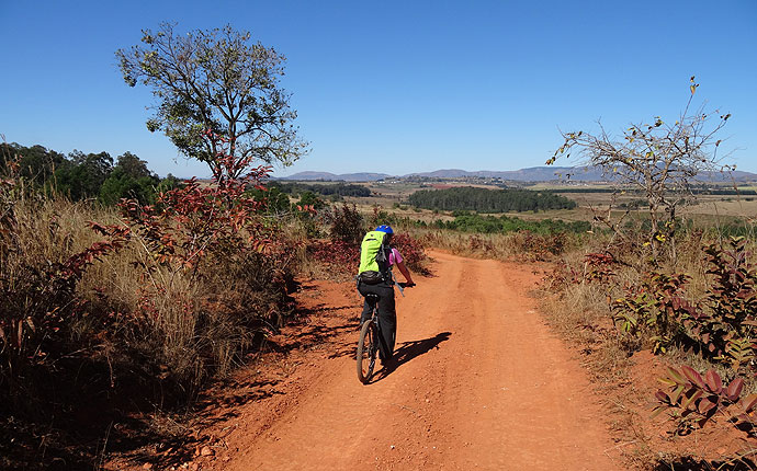 Radfahren im Mlilwane Wildlife Sanctuary 