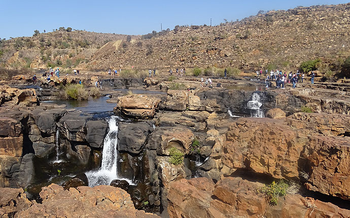 Wasserfälle bei Bourkes Luck Potholes an der Panorama Route