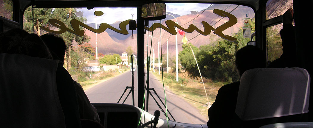 Busfahrt in Peru