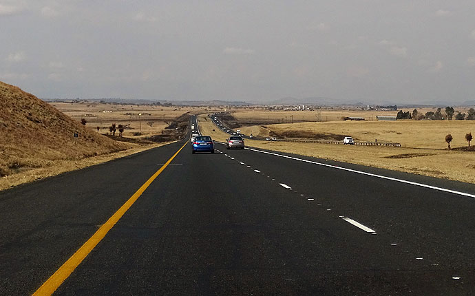 Autobahn in Südafrika