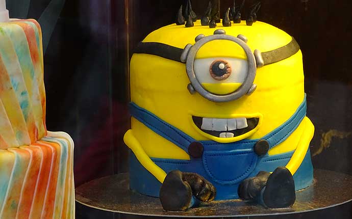 Ein Minion-Kuchen
