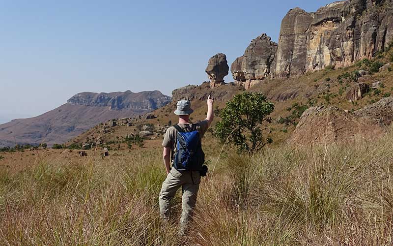 Wandern zum Policeman's Helmet