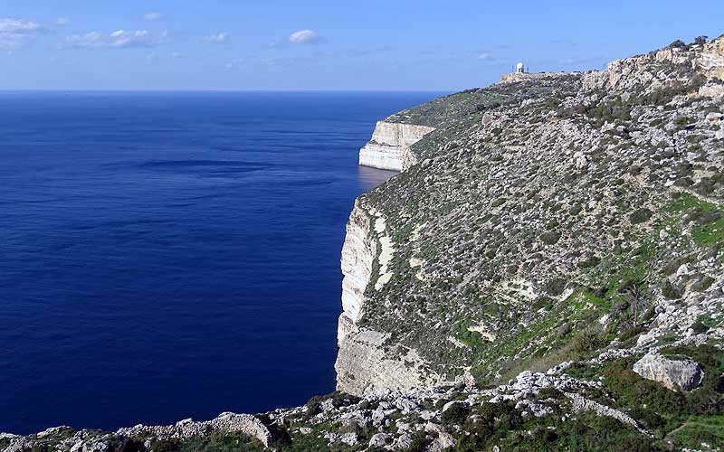 Steilklippen in Dingli auf Malta 