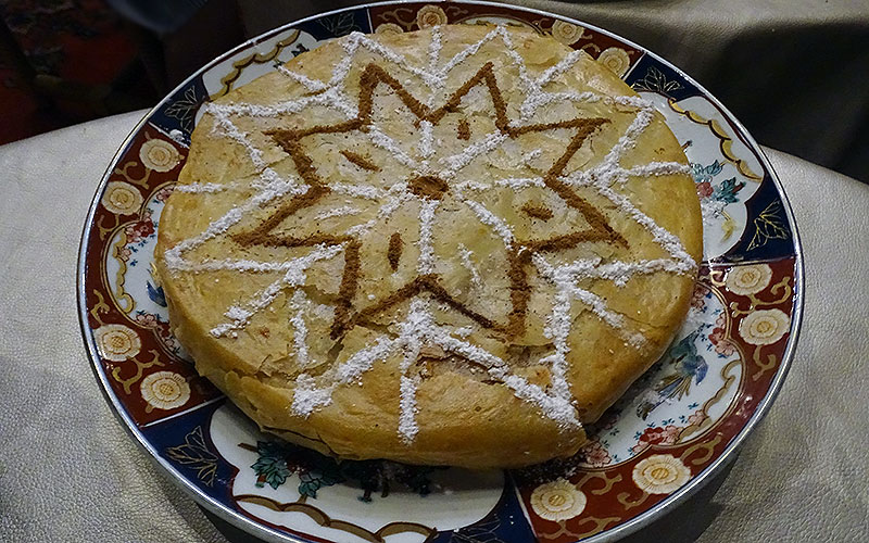 Kuchen im Riad in Marrakesch