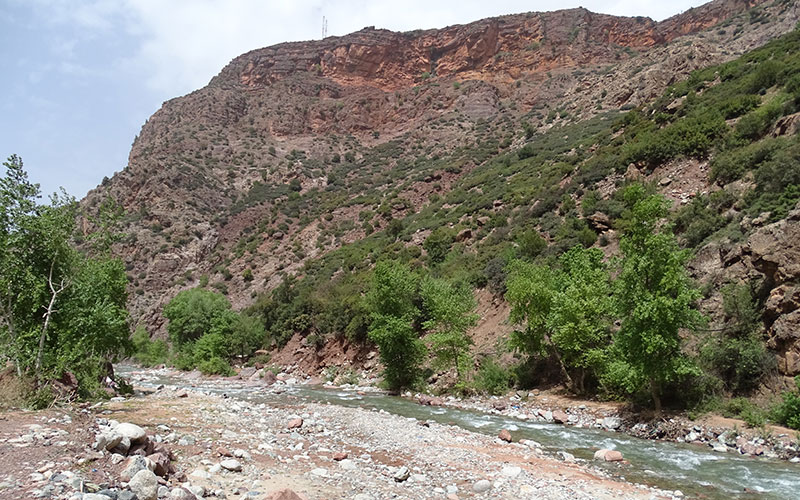 Fluss im Ourika-Tal