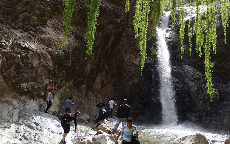 Wasserfall am Ende des Ourika-Tals