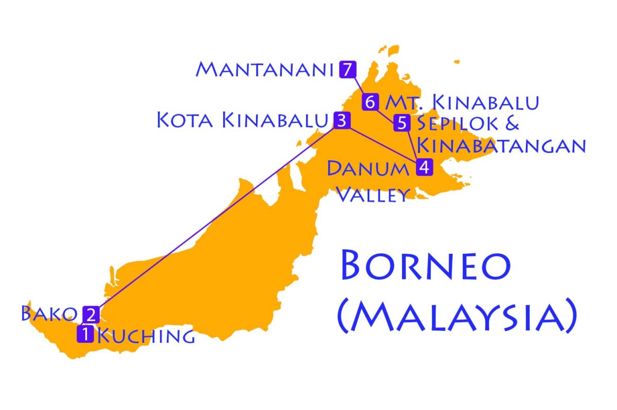 Route im Test: 4 Wochen durch Borneo