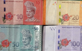 Malaysische Ringgit-Scheine