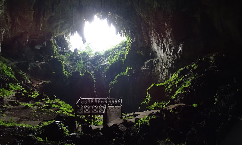 Blick aus der Fairy Cave hinaus