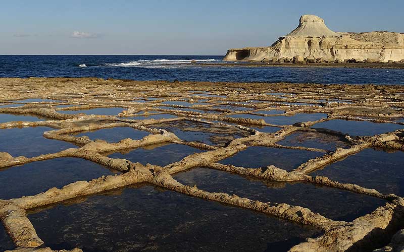 Salzpfannen auf Gozo