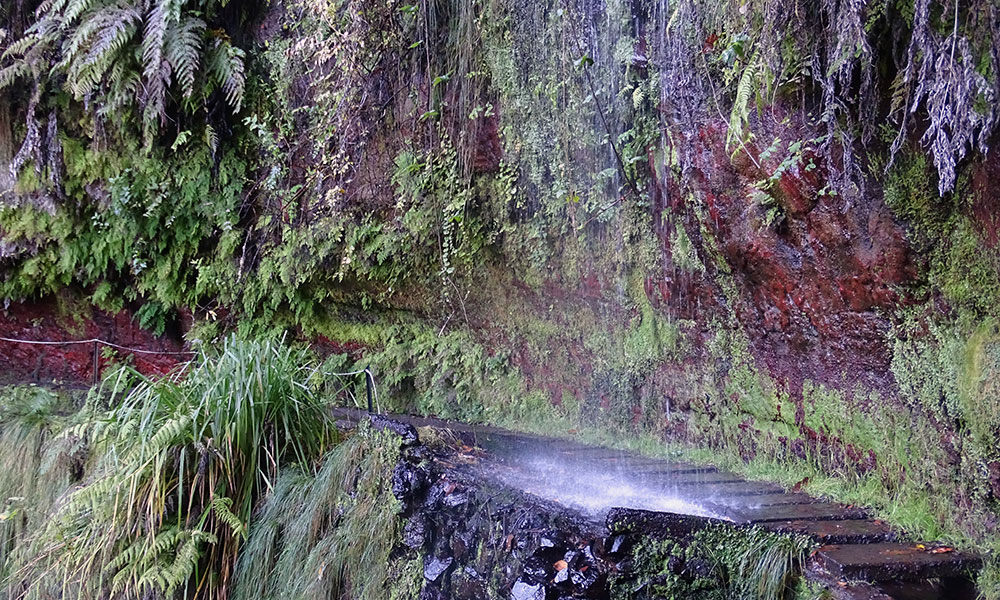 Wasserfall auf Levada-Weg
