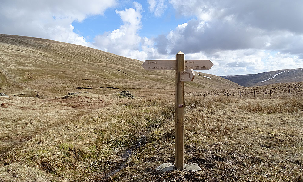 Wanderschild im Lake District