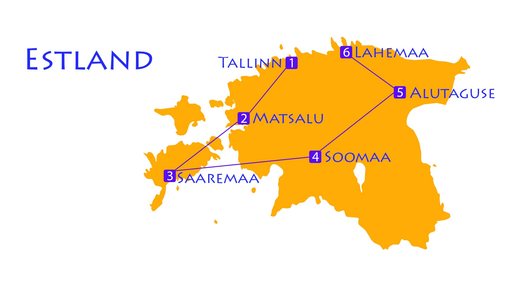 Karte Estland
