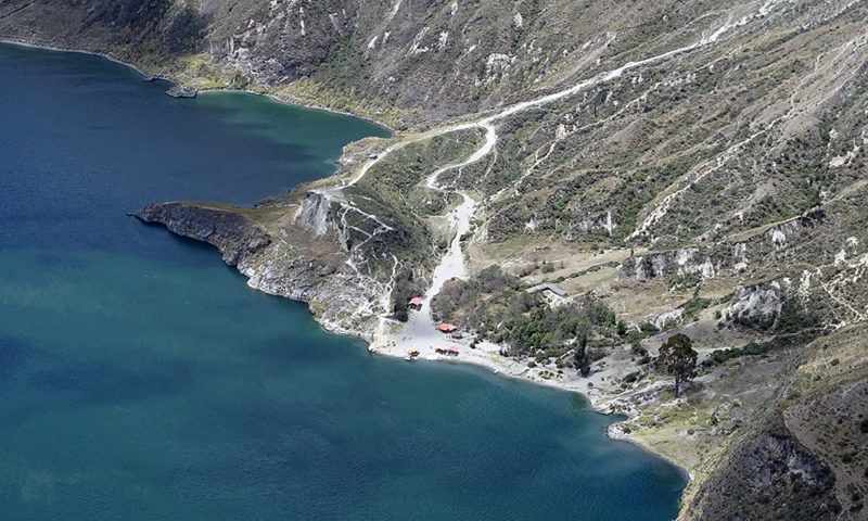 Laguna Quilotoa Wanderung mit Heiratsantrag