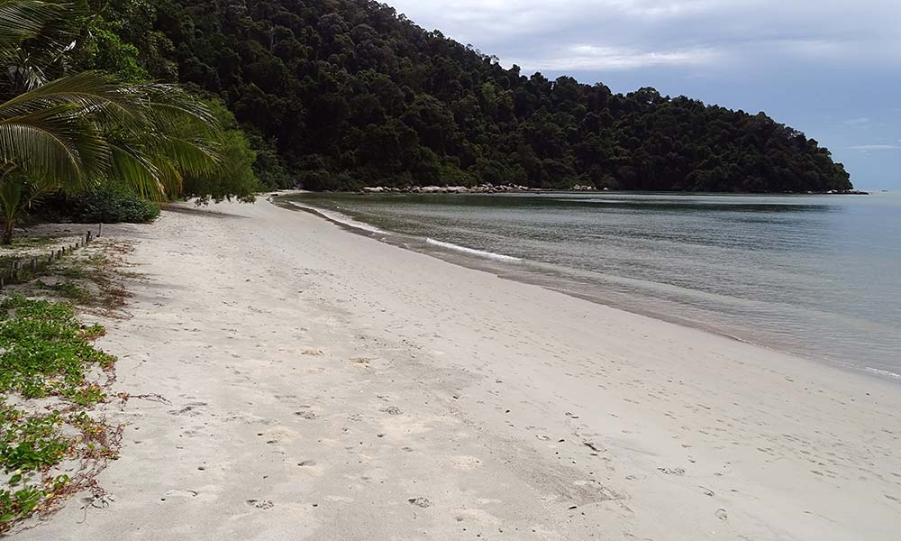 Strand im Penang Nationalpark