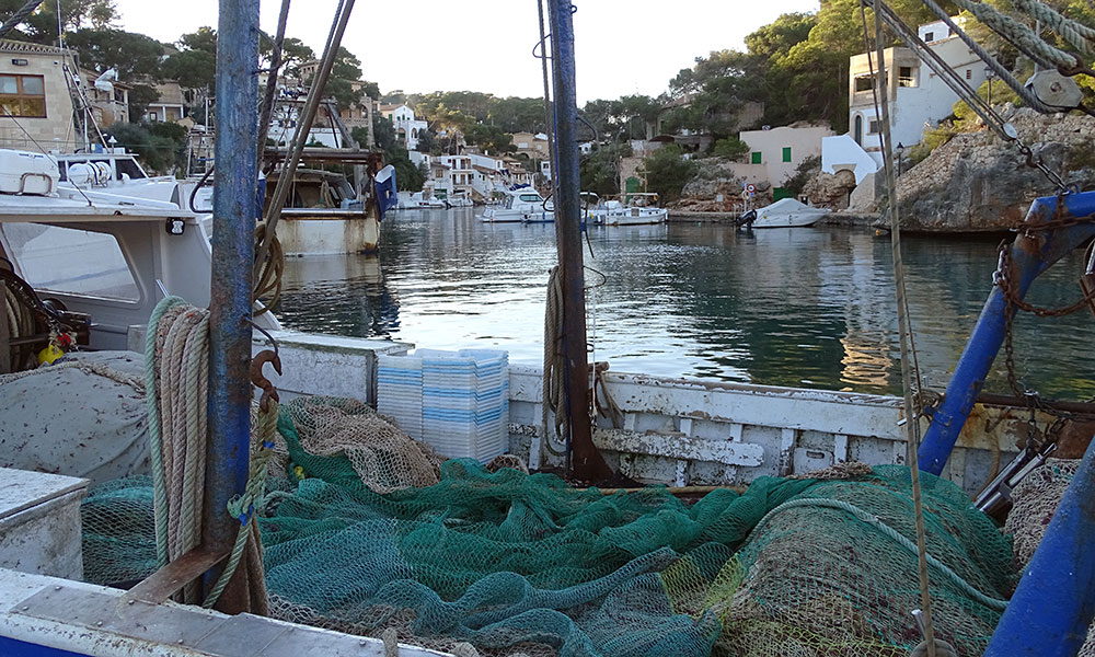 Fischerboote an Cala Figuera