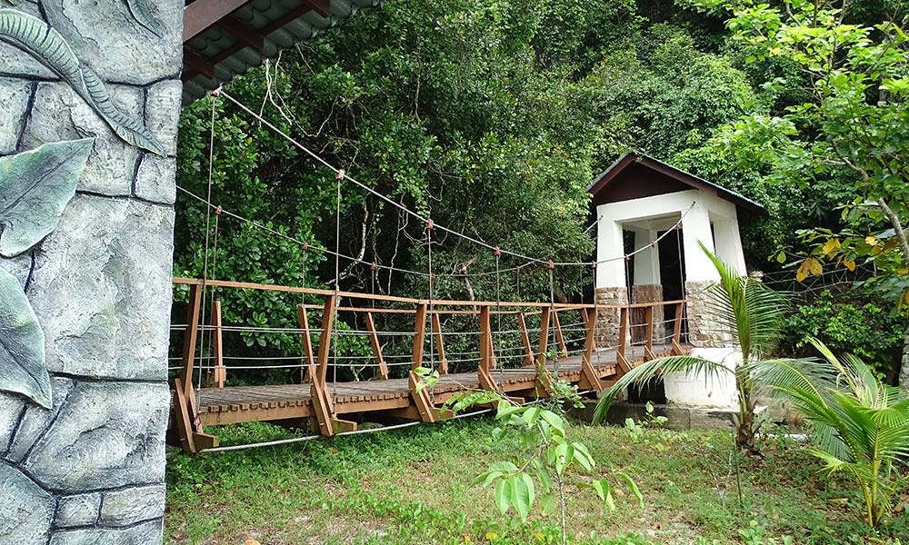 Brücke im Penang Nationalpark