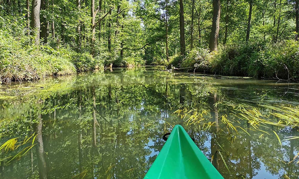 Kayakfahrt in der Uckermark