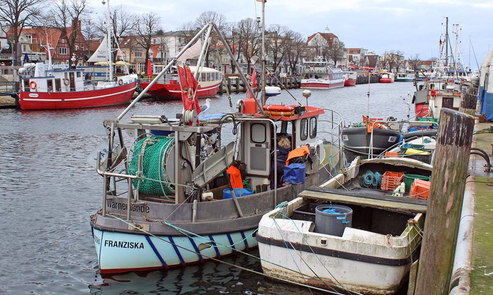 Fischerboote im Hafen