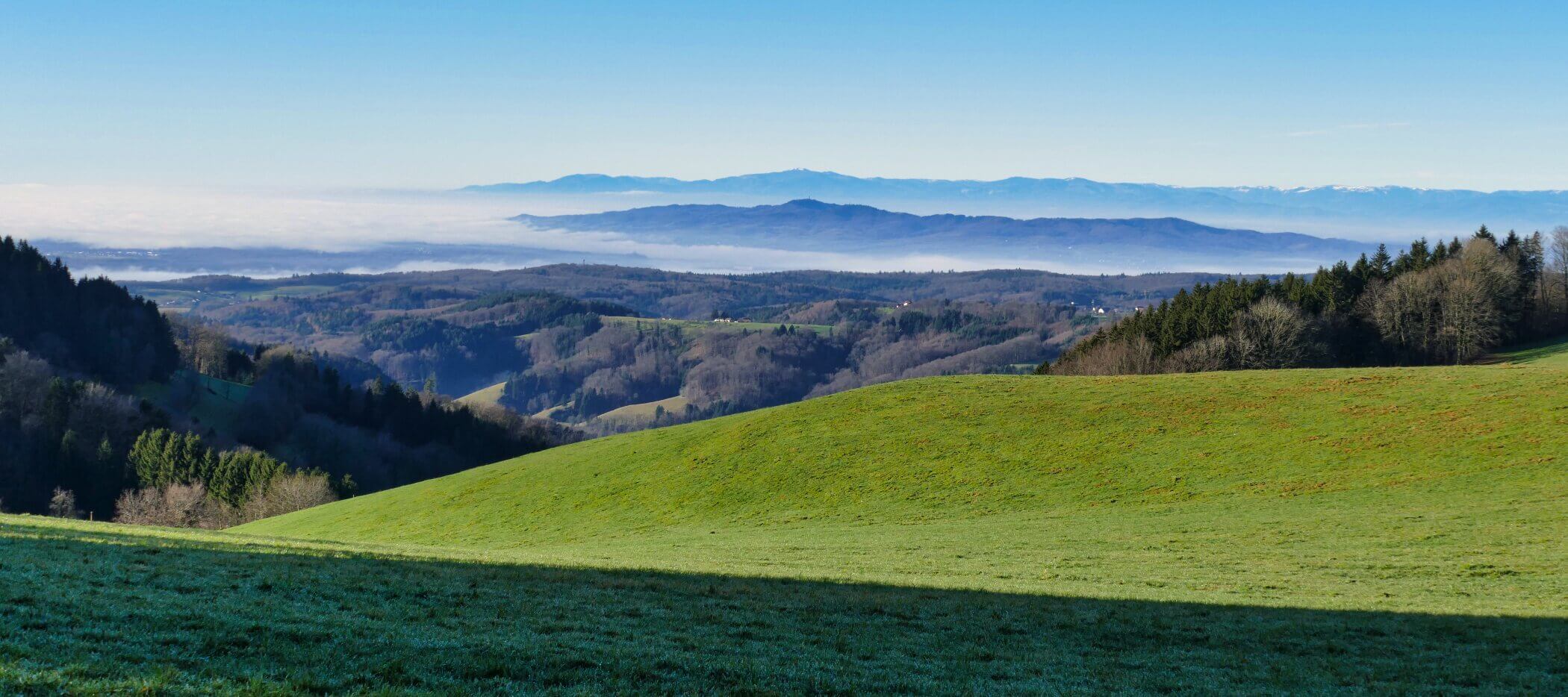 Ausblick über die Berge des Schwarwalds