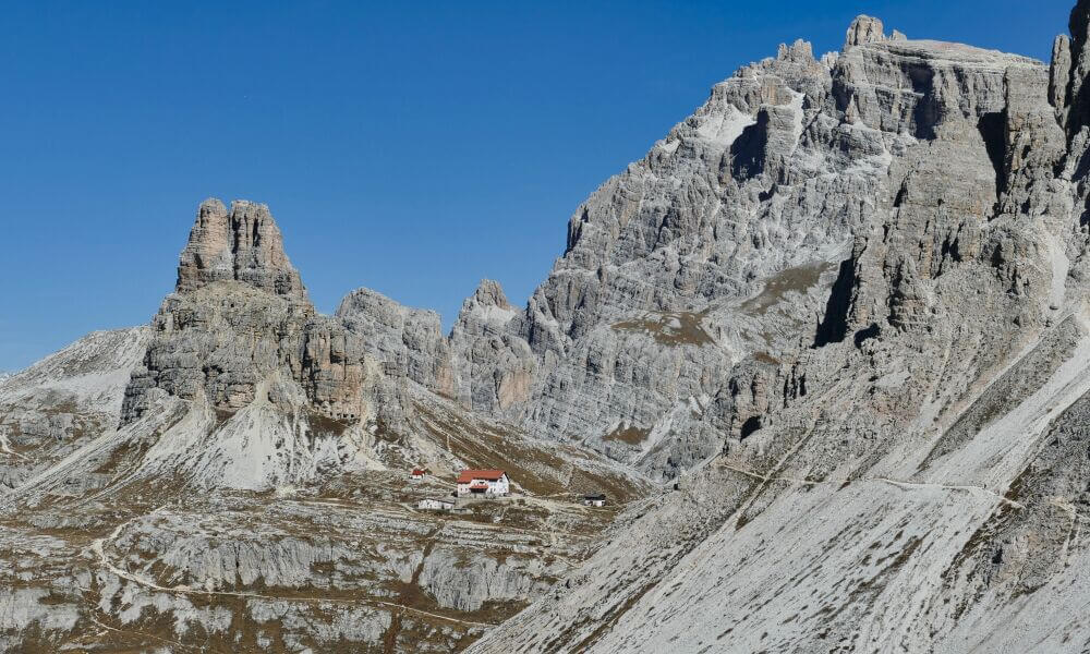 Hütte in den Bergen