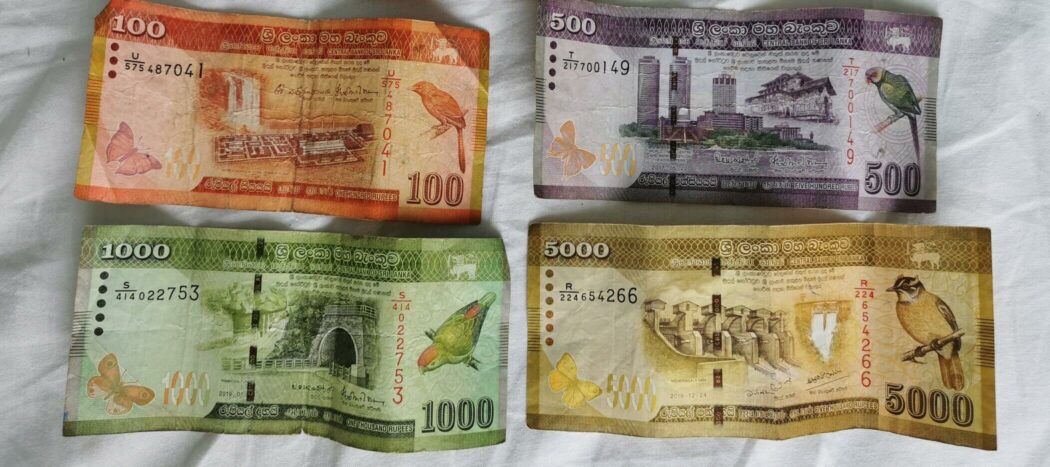 Geldscheine Sri Lanka Rupien